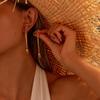 GEMCHIC Women's Luxury Gold Snake Earrings Long Chain Drop Jewelry Fashion Statement Accessories
