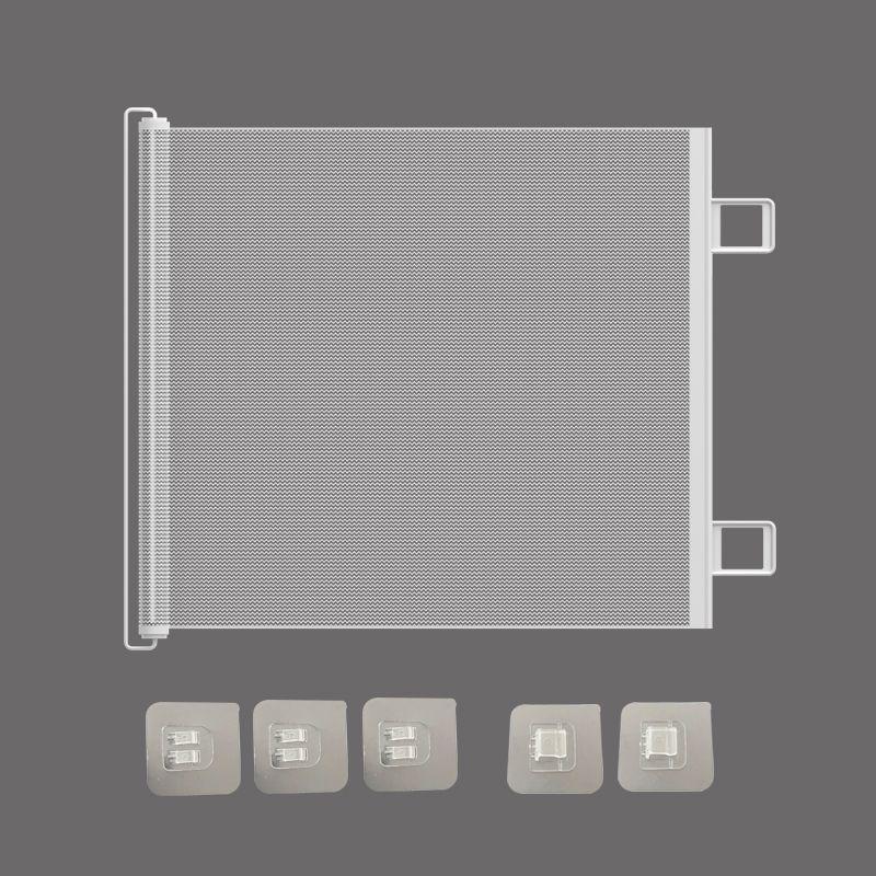 Очень длинные выдвижные ворота для домашних животных - Без сверления, Внутренняя ограда от побега кошек, Сетка для изоляции собак