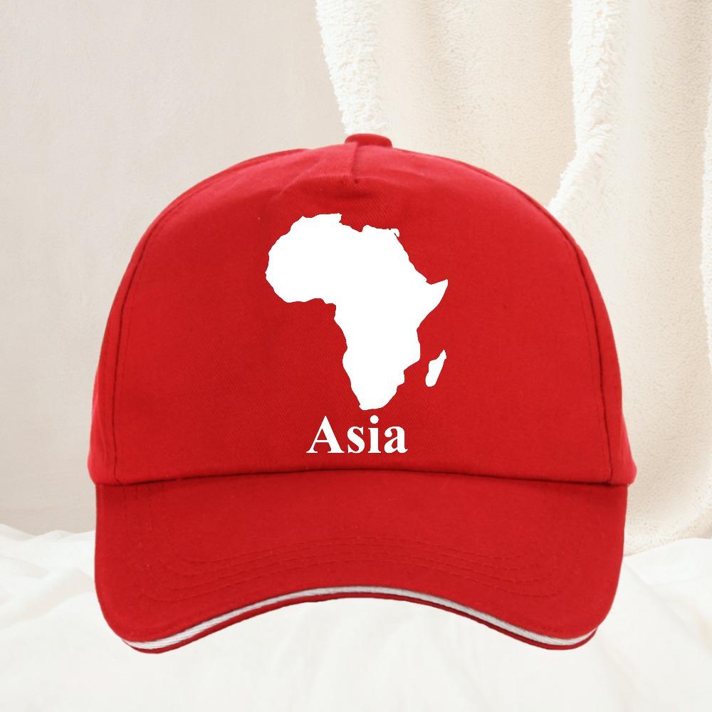 Unisex AFRICA ASIA HAT FUNNY PARODY MAP Women Cool Summer Adjustable Hat Baseball Cap Gift for Unisex