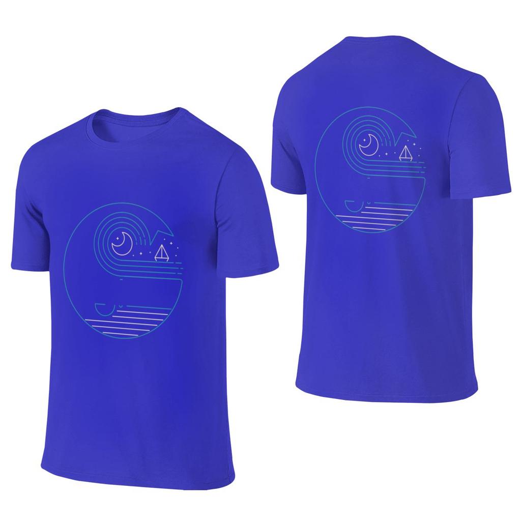 Moonlight Companions Abrasionresistant Reversible Tshirtkorean Style Minimal Breathable And Skinfriendly Short Sleeve