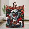 Пледы с принтом Art Crispies Терроризатор Клоун Теплые Новые Плюшевые Пледы для Детей Гостиной Фланелевые Покрывала Постельное Покрытие