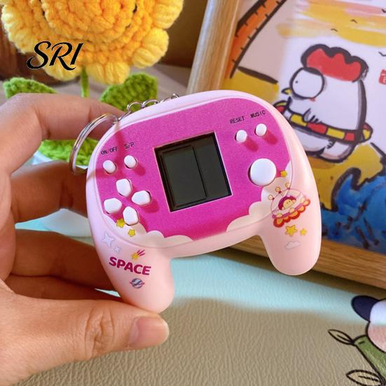 Classic Design Keychain Mini Handheld Game Retro Joystick Toy Pendant for Bags Vintage Inspired Backpacks Creative Electronic Gadget Novelty Gift Kids