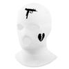 1Pc Embroidery Balaclava Face Mask 3-Hole for Cold Weather Winter Ski Mask for Men and Women Thermal Cycling Mask Christmas Gift
