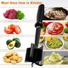 1pcs Meat Chopper Ground Beef Masher Agitator Spatula for Hamburger Chopped Potato Masher Cutter Mixer Tool Kitchen Gadget