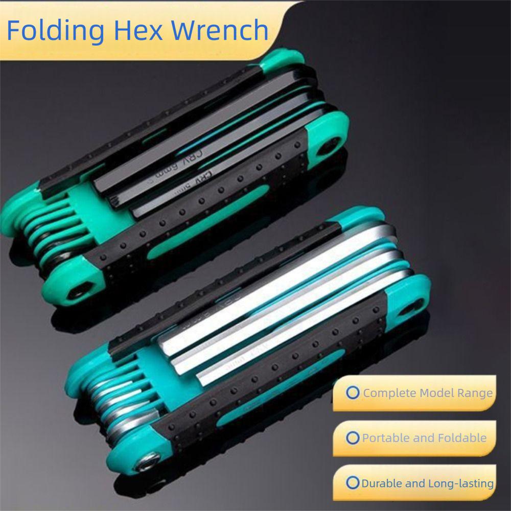 Складной набор шестигранных ключей Многофункциональный набор шестигранных ключей Новый шестигранный торцевой ключ Бытовой ремонт
