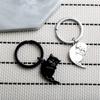 Stainless Steel Couple Keychain Hug Cat Lovers Keyring Matching Cat Key Ring  Valentine's Day Gift