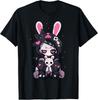 Goth Bunny Anime Girl Cute E-Girl Gothic Outfit Grunge T-Shirt