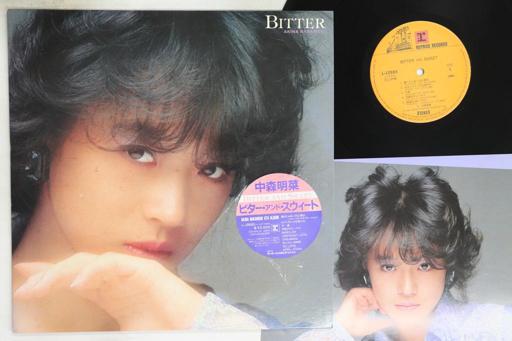 Виниловая пластинка AKINA NAKAMORI Bitter And Sweet L12593 REPRISE 1985 Япония Японский Поп-Рок Б/у