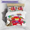 Rugrats in Paris 3pcs Bedding Set Duvet Cover Closure Includes 1 Duvet Cover & 2 Pillowcases for All Seasons Bedroom Home Dorm Decor