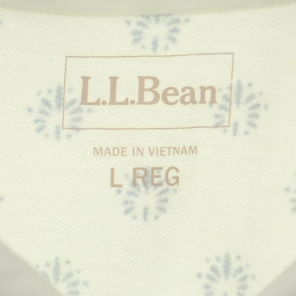 Неиспользованный L.L.Bean Сделано в США Комбинезон с ручкой Футболка-поло с коротким рукавом L Мужской Б/у