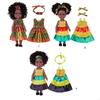 35 см реалистичная игрушка Reborns African Girl, африканская черная кукла с вьющимися волосами для подарка на день рождения, черная кукла-младенец