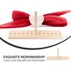 EXCEART Extended Wooden Bow Maker for Ribbon, Wreaths, Christmas, New Year Decorations, Corsages, Holiday Wreaths; Wooden, Adjustable, 15 Holes, 3