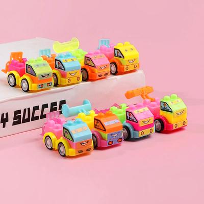 12/24 шт. DIY Пазл Строительный блок Машина Детские Сувениры для дня рождения Игрушки Строительная техника Наполнители для пиньяты Рождественский подарок