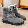 2025 New Snow Boots for Women,Fashionable and High-quality Women's Boots Thick Plush Waterproof Cotton Shoes,Velcro Cotton Boots