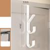 Over The Door Metal Hook Door Back Type Hat Coat Hanger New Door Hanging Hook  Home