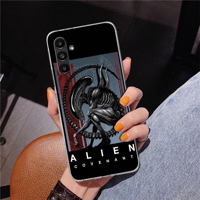 Cool A-Alien X-Xenomorph Phnoe Case for Samsung Galaxy A17 A37 A57 A16 A26 A36 A56 A15 A14 A13 A55 A54 A53 A35 A34 A33 A25 A24 A