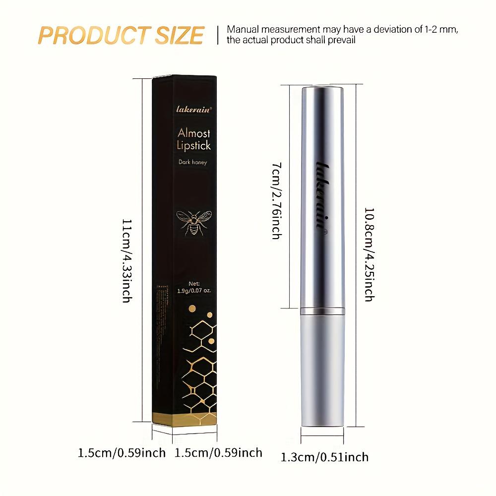 Black Honey Lipstick Long-Lasting Moisturizing Matte Lip Balm with Vitamin C, Hydrating Paste for All Skin Types