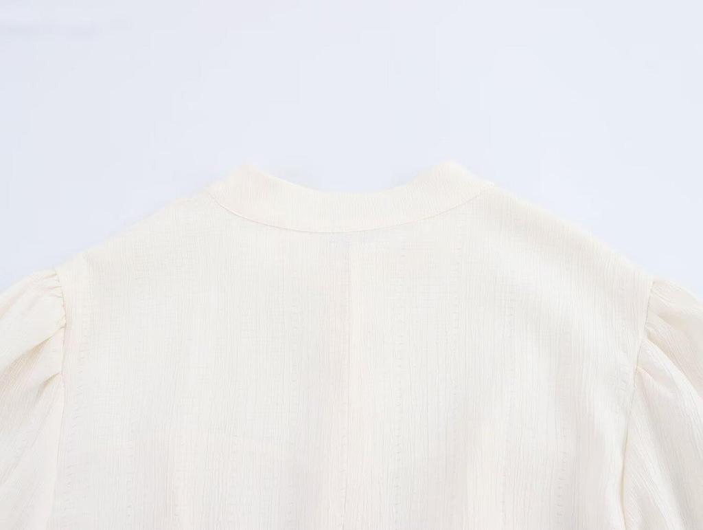 Весна 2025 Женское платье в европейском и американском стиле больших размеров с воротником-стойкой и облегающим талию дизайном