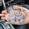 Новый креативный автомобильный орнамент милый кот акриловый самолет украшение автомобили зеркало заднего вида центральная консоль приборная панель украшения аксессуары
