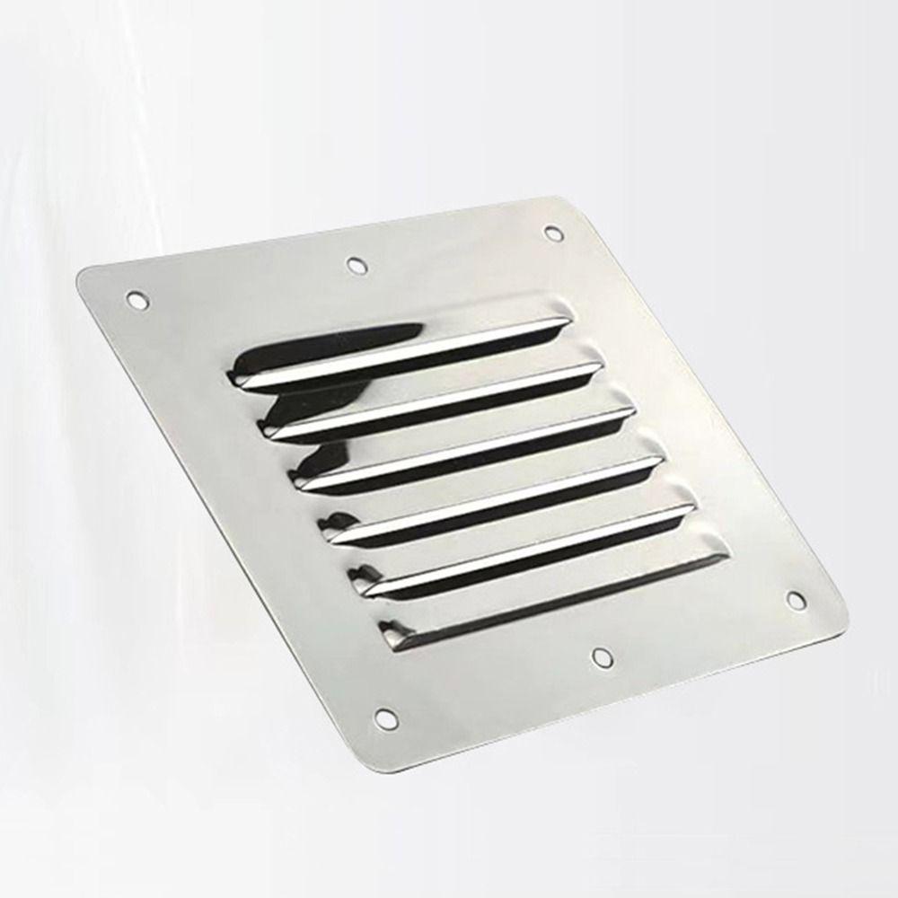 Ventilation Covers Louvered Vent Cover Silver Marine Boat Air Vent Plate RV Trailer