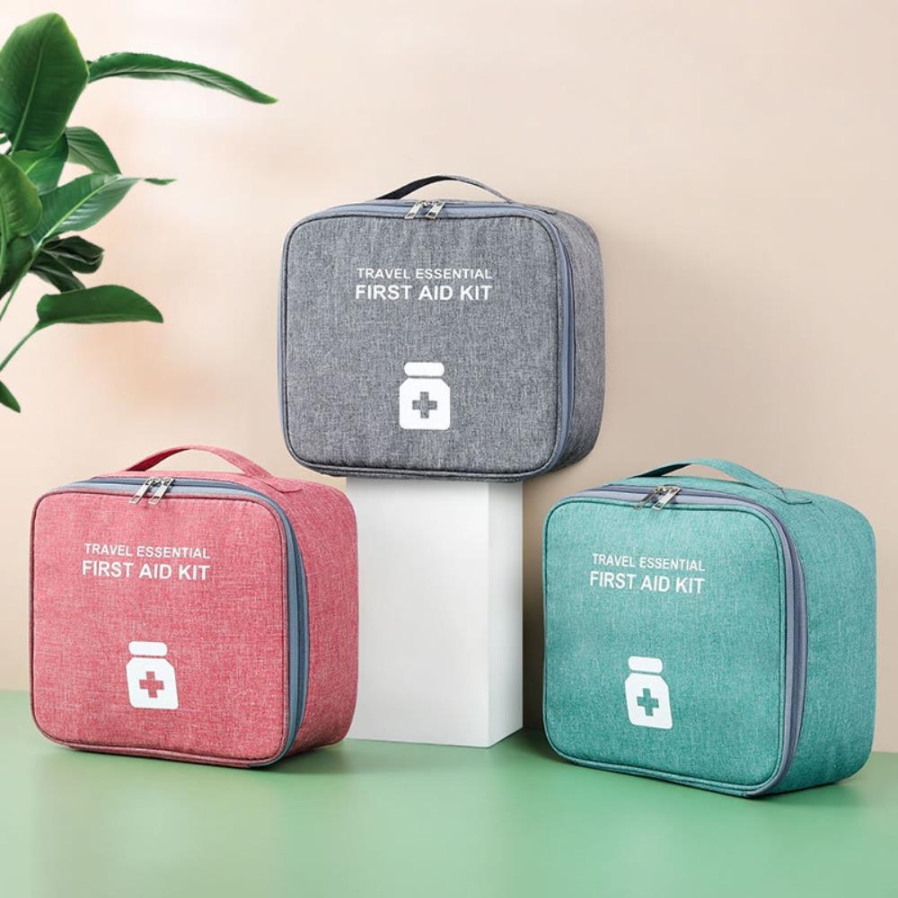 Mini Portable Medicine Storage Bag Camping Outdoor Travel First Aid Kit Organizer Emergency Survival Bag Pill Case