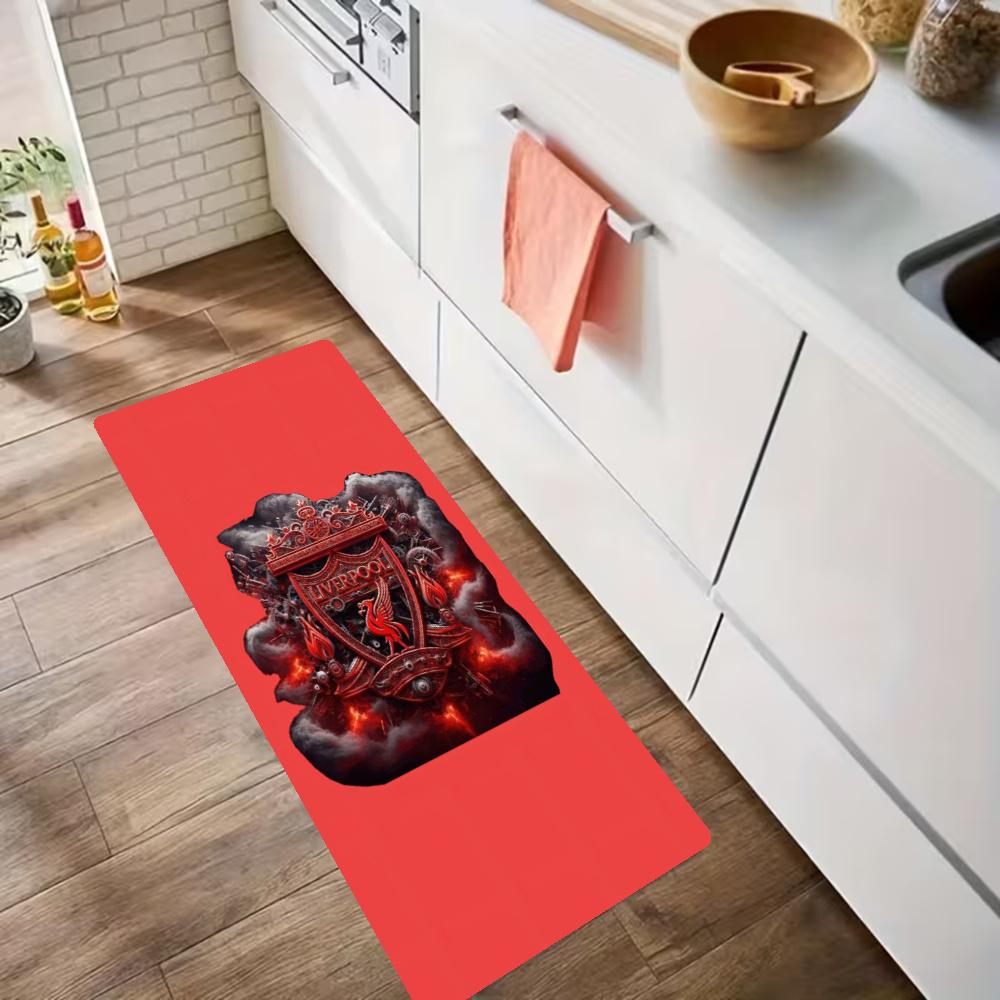 Liverpool Football Club Kitchen Carpet Nonslip Floor Mat Ideal For Indoor And Outdoor Entryway Door Mat Laundry Room Bathroom Foot Mat