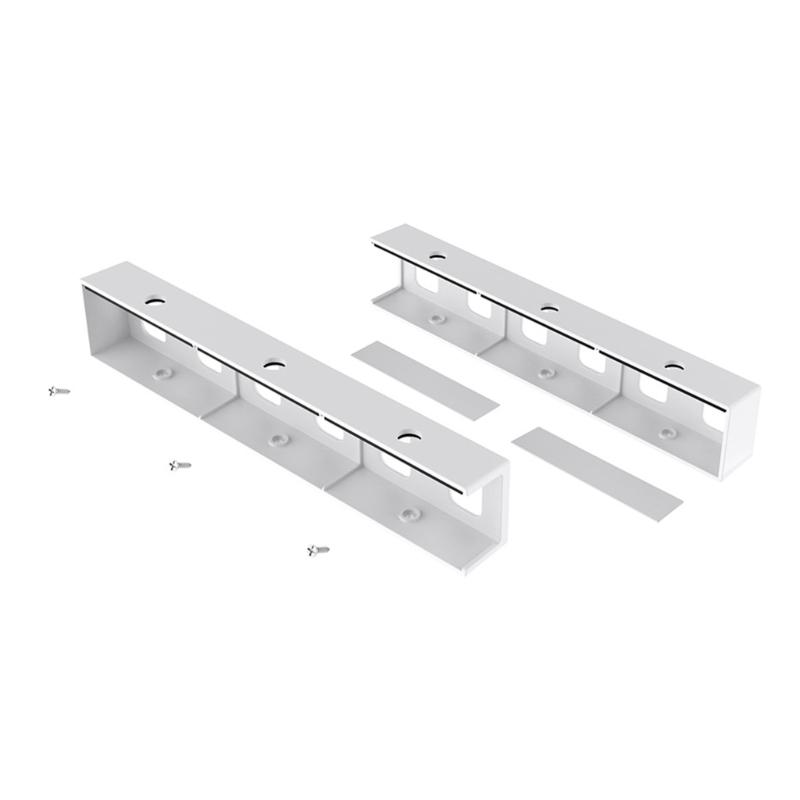 Heavy Duty Metal Computer Stand For Laptop Studio Vertical Under Table Installation With AntiScratch Protections