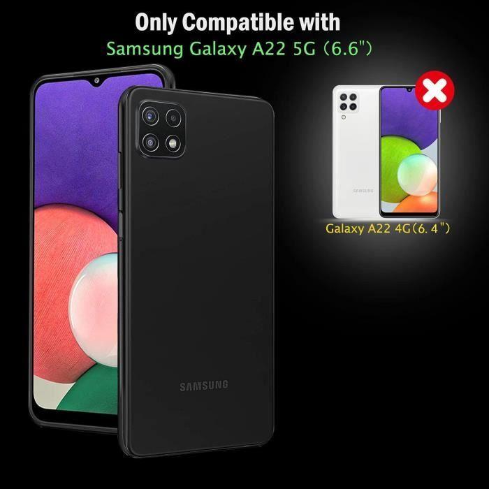 Coque - Luxe - Samsung Galaxy A22 5G - Protection complète - Souple - Cuir synthétique PU