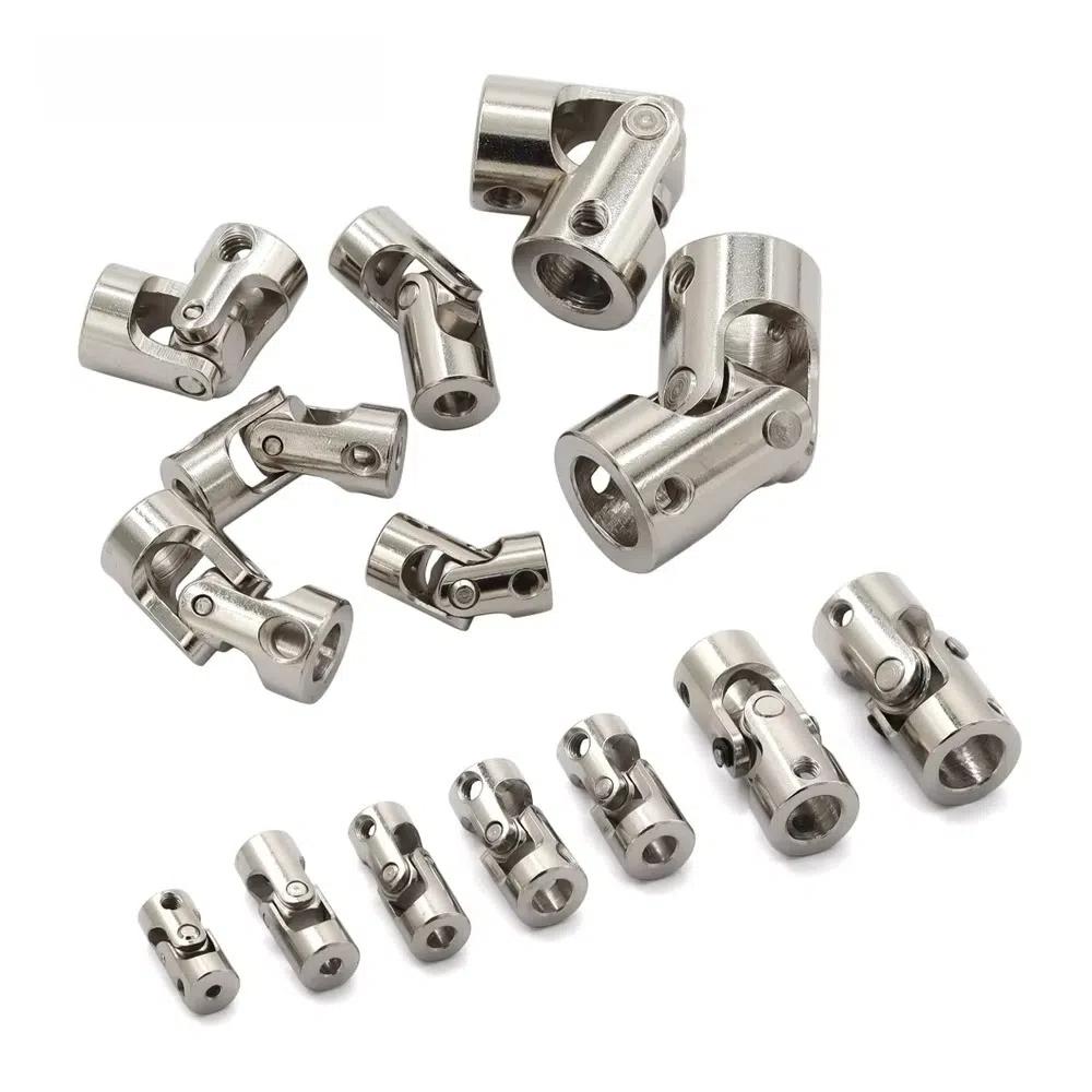 2.3/3/4/5/6/8/10/12mm Motor Connector Silver Joint Coupling Gimbal Shaft Coupler  for RC Car Boat