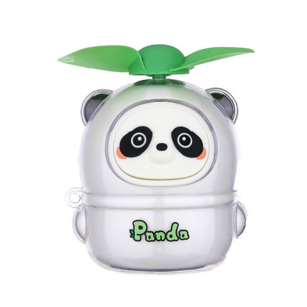 Handheld Fan Panda USB Rechargeable Portable Mini Fan Cartoon Electric Fan With Soft Blades Low-Noise Personal Pocket Fans