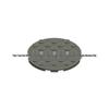 Compatible 6x6 Round Plate, Small Particles, High-Tech MOC Interlocking Building Block Accessories