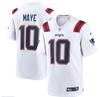 NFL New England Patriots #10 MAYE Футболка-джерси - МУЖСКАЯ Белая