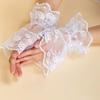Cosplay Wrist Dress Up Hand Jewelry Lace Hand Sleeves Women Gloves Hand Wrist Cuffs Lolita Gloves