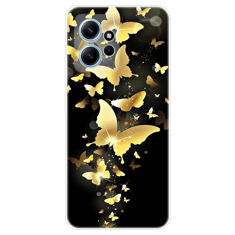 Для Xiaomi Redmi Note 12 Note12 4G чехол Мягкая силиконовая задняя крышка Мультяшный чехол для телефона Разнообразие