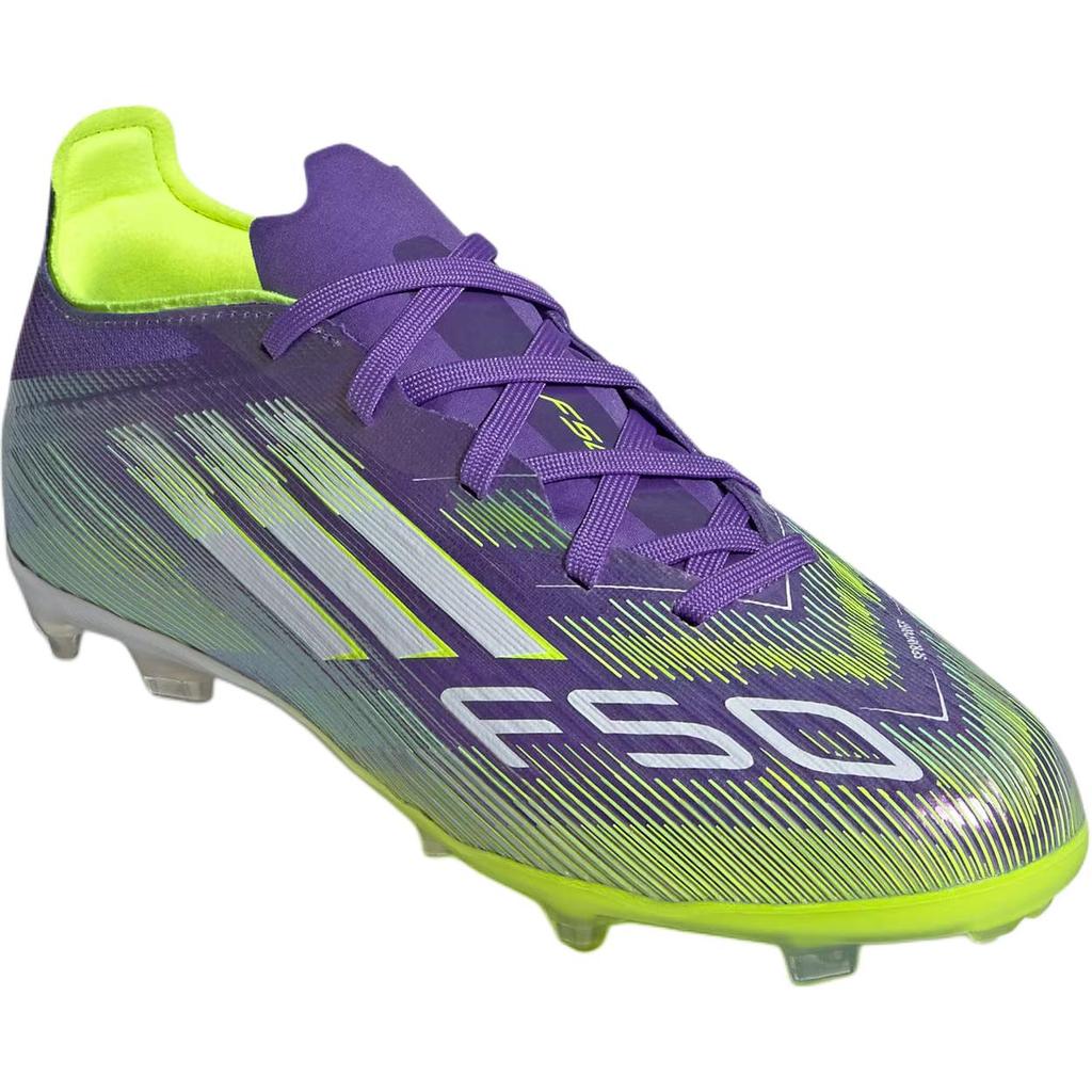 Adidas Adizero F50 Elite FG K Radiant Blaze Pack Детские кроссовки Фиолетовый Purple-Rush Облачно-белый JH7714