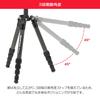 Manfrotto Element Tripod, Small, Black Carbon Fiber, 6kg Load Capacity, 5 Sections, 3-Stage Leg Angle Adjustment, Compact, Lightweight, Carrying Case