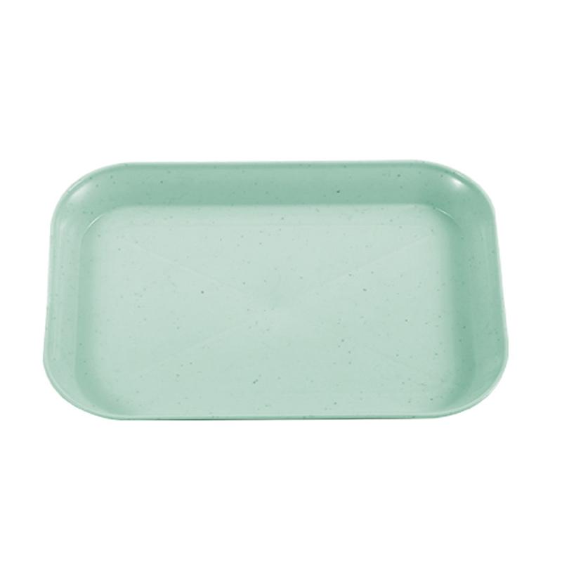 Поднос для хранения пшеничной соломы цвета конфет, тарелка для фруктов, закусок, настольный поднос для хранения всякой всячины, маленькая квадратная пластиковая тарелка, декоративные подносы