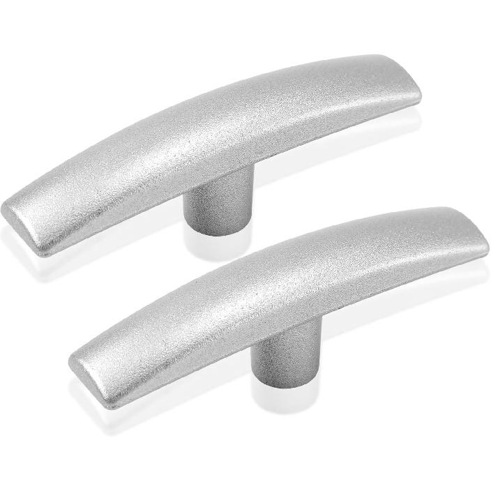 2pcs RV Waste Valve Handle Replacement, Fits 1/2" & 2" & 3" RV Sewer Dump Valve Camper Van Aluminum Tank Gate Valves Grey Water Valve Handle