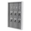WallMounted Key Rack Wooden Key Organizer Hanger Decorative Key Hanging Holder Decor