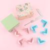 Corner Divider Assembly Clamps Easy To Use Multipurpose Scrapbooking Crafts Card Corner Guides Fixing Clips