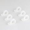10PCS Plumbing Tightening Cable Clip Nylon Fastening Buckles Durable R-Type Hose Clamp  Cable