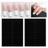 5 шт. наклейки для ногтей самоклеящиеся съемные водонепроницаемые различные формы легко наносятся для украшения ногтей гладкий французский