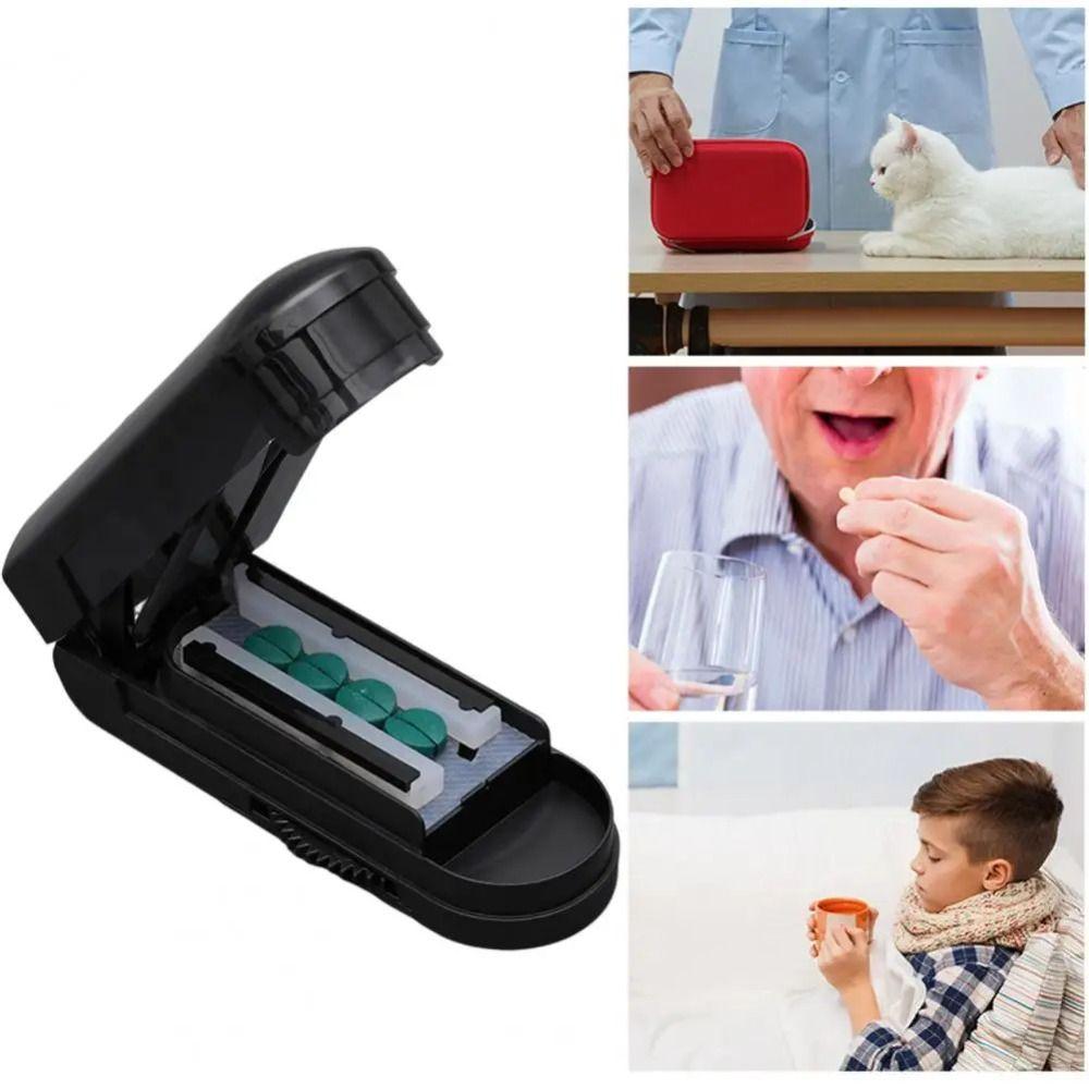 Multiple Cutting Drugs Splitter Portable Tablet Crusher Tablet Cutting Divider for Small or Pills