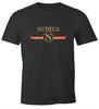 Mens T-Shirt Designer Parody Noodles Hamster Buying Moonworks®-