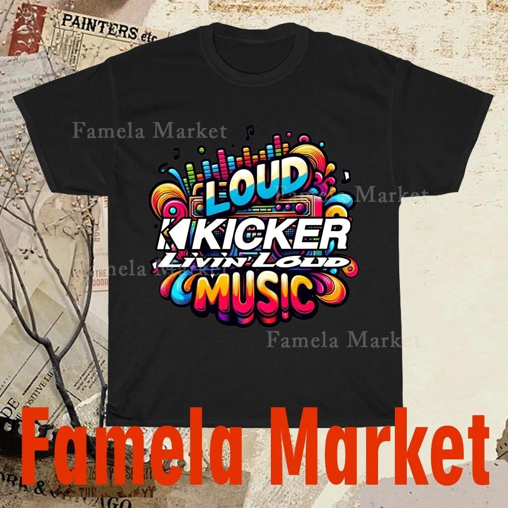 Kicker Livin Loud Logo TEE T-Shirt Funny American Size S to 5XL T-Shirt
