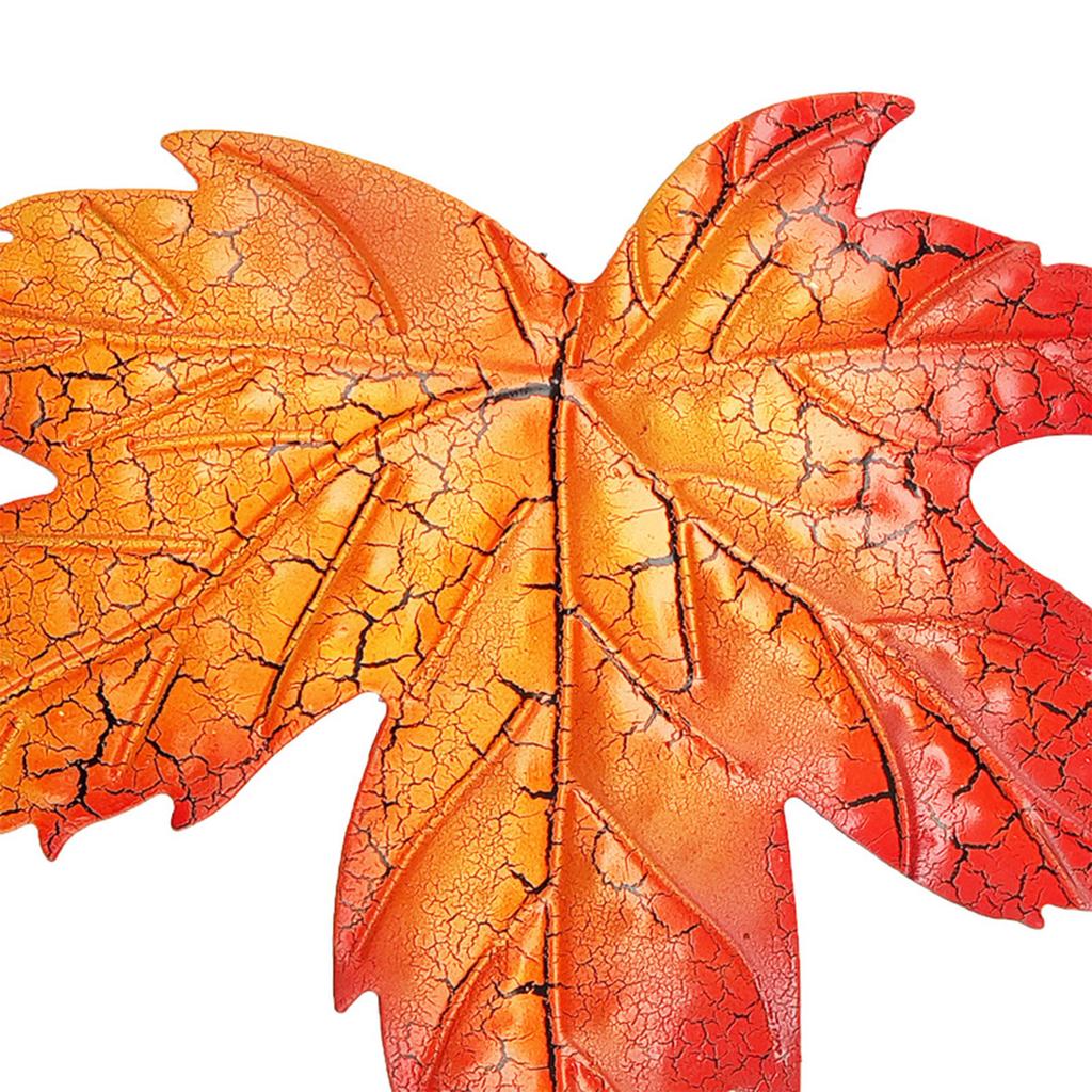 Maple Leaf Metal Wall Decoration Simulation Maple Leaf Shape Metal Art for Festive Housewarming Gifts