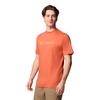 Columbia CSC Basic Logo SS Tee, Mens orange T-shirt