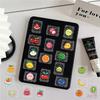 50Pcs/Set Wrapped Candy. Fruit Emoji PET Stickers Waterproof DIY Fashion Doodle Decals Stickers