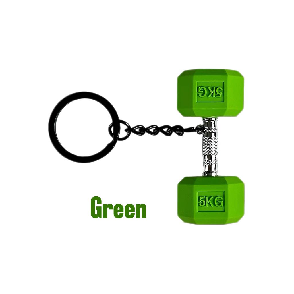 Набор мини-брелоков в виде гантелей с силиконовым фитнес-брелком, спортивная тематика, съемное кольцо, материал ПВХ - идеальный подарок для вечеринки и Рождества