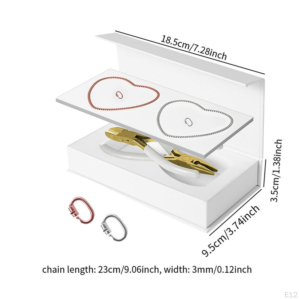 2шт. Набор постоянных браслетов для пар, запертые на руку цепочки, изготовление браслетов своими руками для